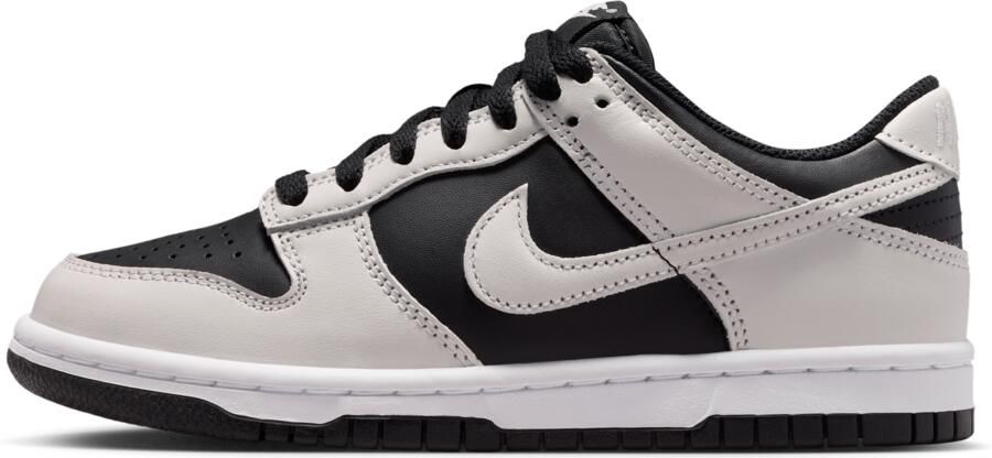 Nike Dunk Kindersneakers Zwart Mesh Synthetisch