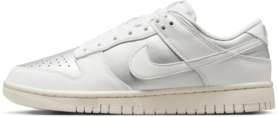 Nike Dunk Sneakers Dames Grijs Mesh Synthetisch