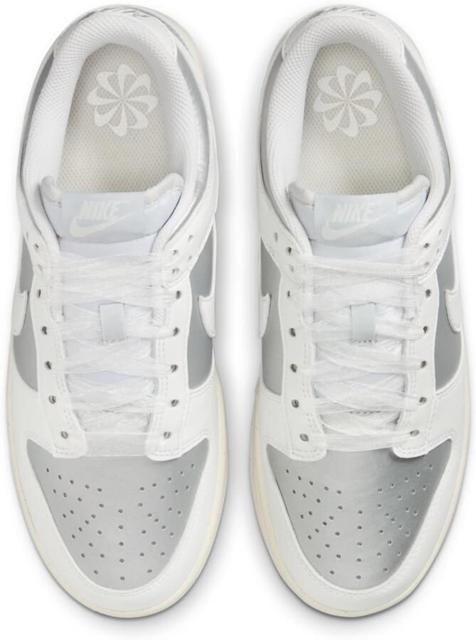 Nike Dunk Sneakers Dames Grijs Mesh Synthetisch - Foto 2