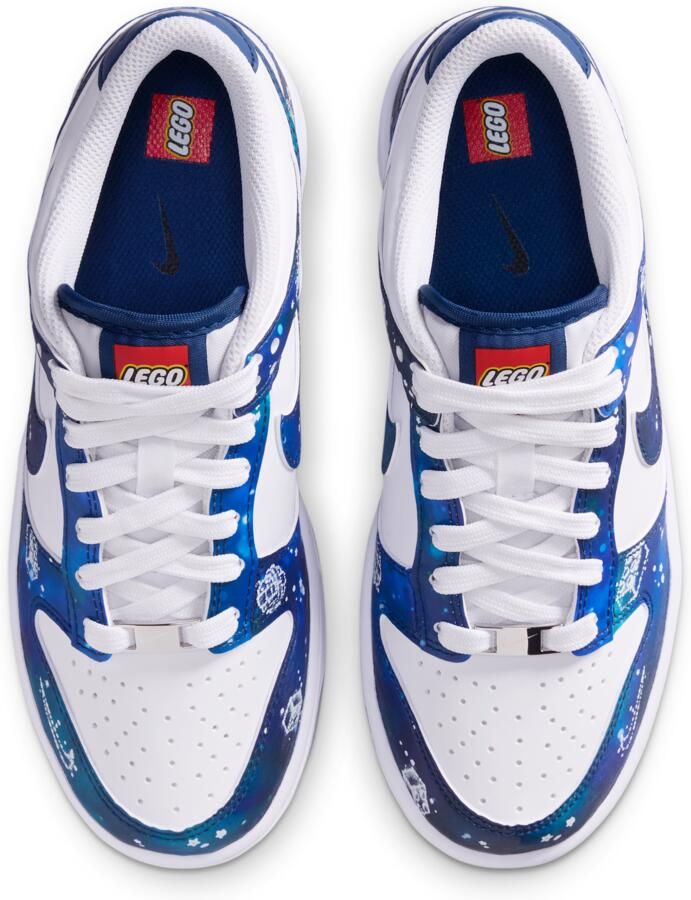 Nike Dunk Low x LEGO Collection kinderschoenen Wit