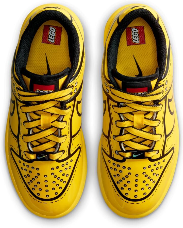 Nike Dunk Low x LEGO Collection kleuterschoenen Geel - Foto 2