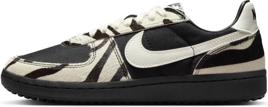 Nike Field General Sneakers Dames Zwart Mesh Synthetisch