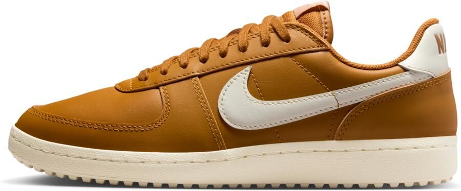 Nike Field General Leather Sneakers Heren Bruin Mesh Synthetisch