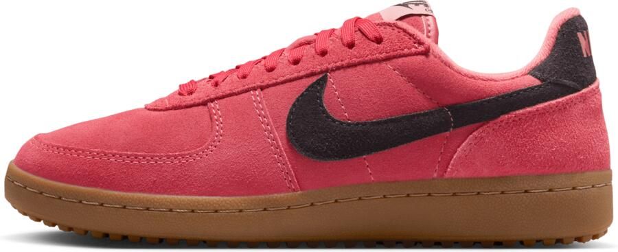 Nike Suede Sneakers Dames Rood Mesh Synthetisch