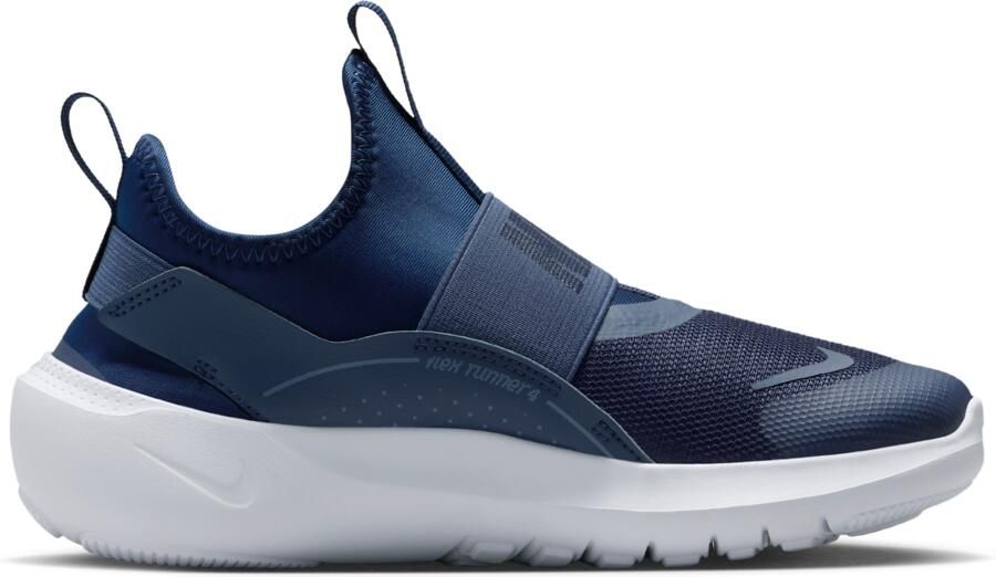Nike Flex Runner 4 hardloopschoenen voor kids Blauw - Foto 3