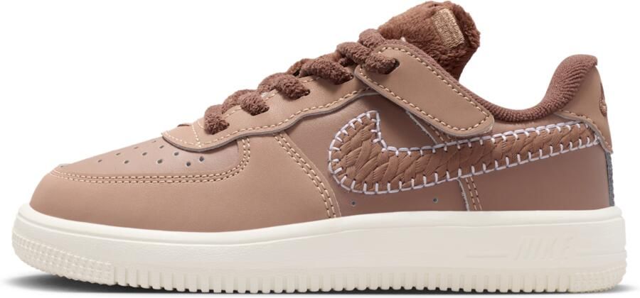 Nike Force 1 Low EasyOn kleuterschoenen Bruin