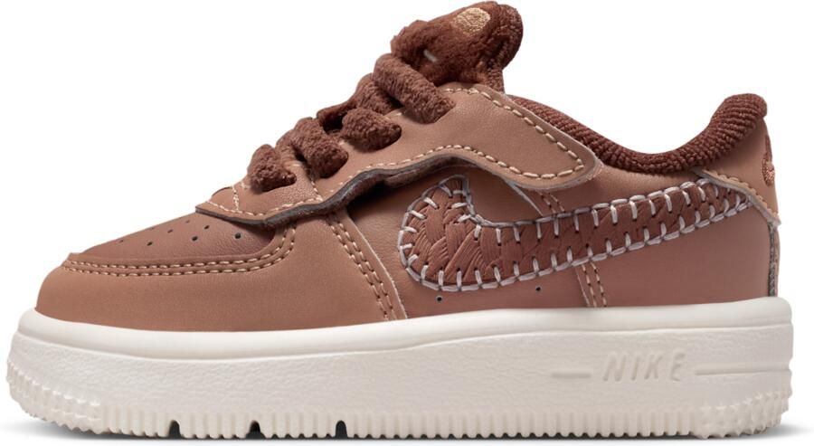 Nike Force 1 Low EasyOn schoenen voor baby's peuters Bruin