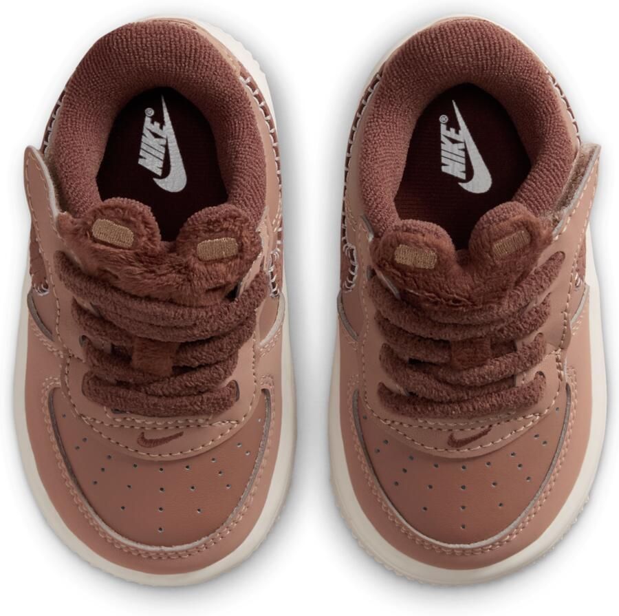 Nike Force 1 Low EasyOn schoenen voor baby's peuters Bruin - Foto 2