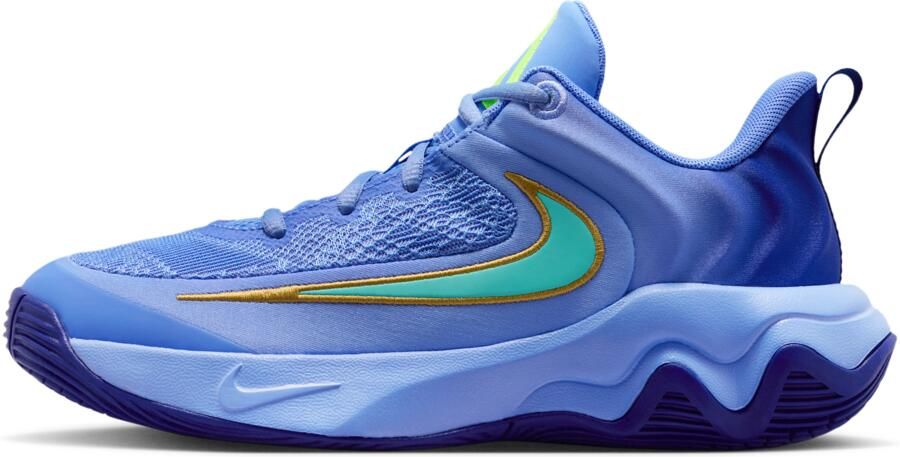 Nike Giannis Immortality 4 basketbalschoenen voor kids Blauw