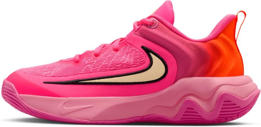 Nike Giannis Immortality 4 basketbalschoenen voor kids Roze