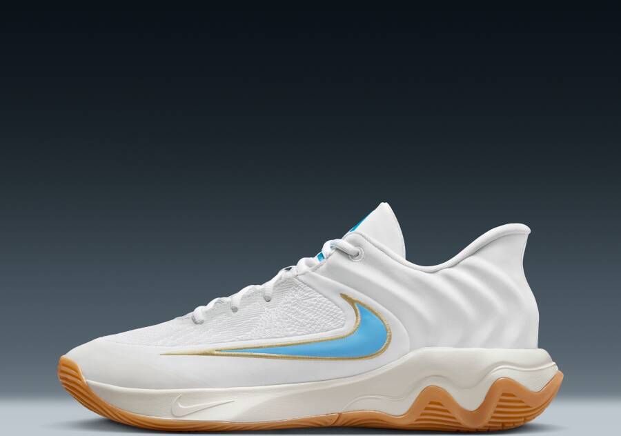 Nike Giannis Immortality 4 Sneakers Heren Wit Mesh Synthetisch