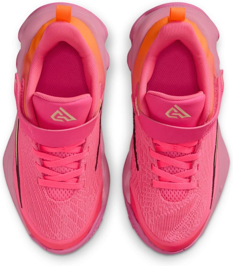 Jordan Giannis Immortality 4 Peuterschoenen Rood Mesh Synthetisch