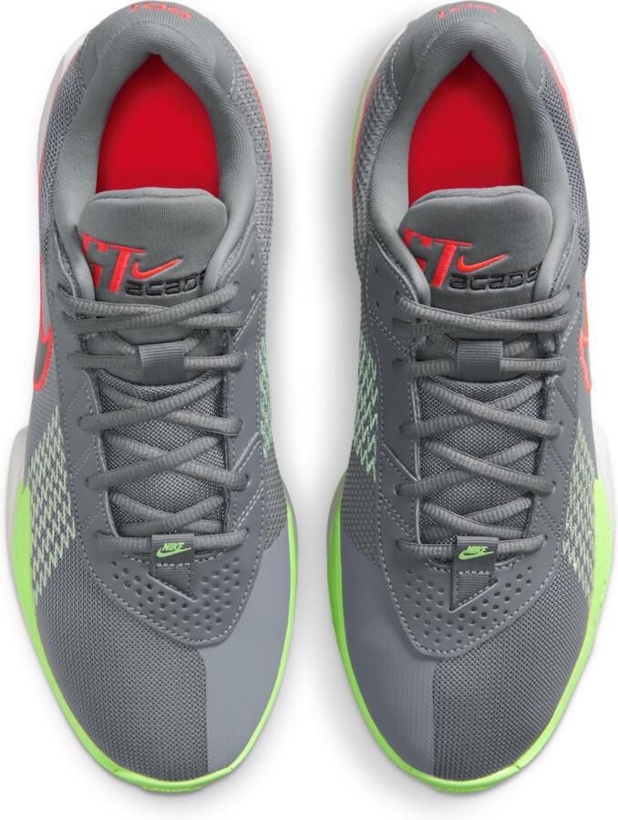 Nike G.t. Cut Academy Sneakers Heren Grijs Mesh Synthetisch