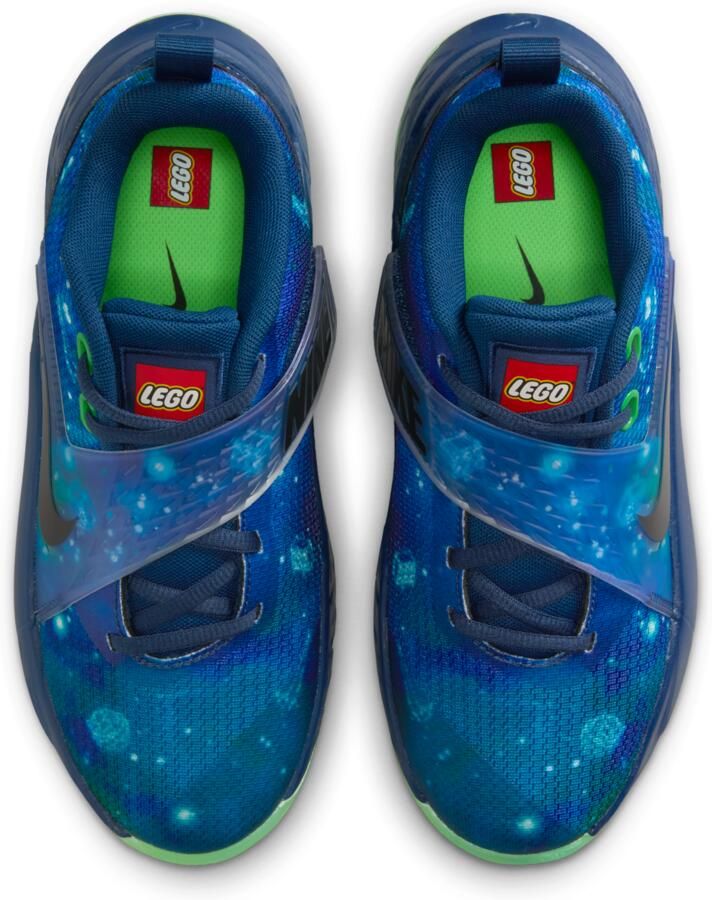 Nike Hustle D 12 x LEGO Collection basketbalschoenen voor kinderen Blauw - Foto 2