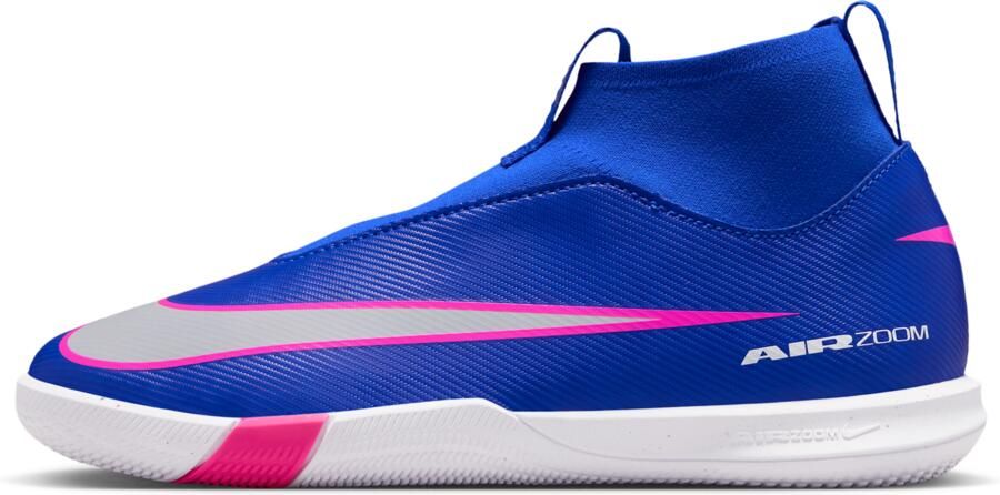 Nike Jr. Mercurial Superfly 10 Academy high top zaalvoetbalschoenen voor kleuters kids Blauw