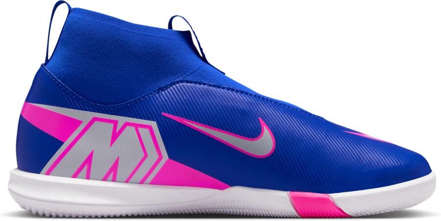 Nike Jr. Mercurial Superfly 10 Academy high top zaalvoetbalschoenen voor kleuters kids Blauw - Foto 3