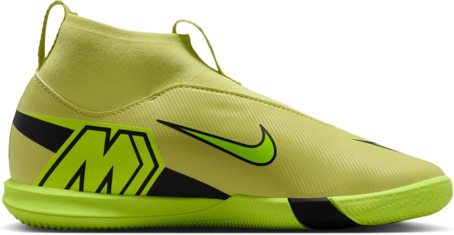 Nike Jr. Mercurial Superfly 10 Academy high top zaalvoetbalschoenen voor kleuters kids Groen - Foto 3