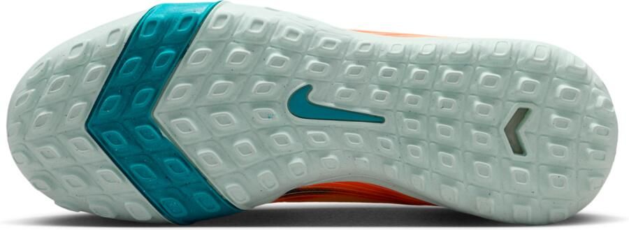 Nike Jr. Mercurial Superfly 10 Academy 'Kylian Mbappé' high top voetbalschoenen voor kids (turf) Oranje - Foto 4