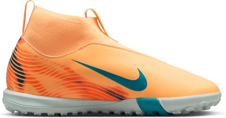 Nike Jr. Mercurial Superfly 10 Academy 'Kylian Mbappé' high top voetbalschoenen voor kids (turf) Oranje - Foto 3