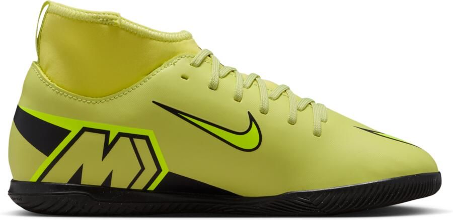 Nike Jr. Mercurial Superfly 10 Club high top zaalvoetbalschoenen voor kleuters kids Groen - Foto 3