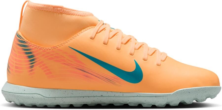 Nike Jr. Mercurial Superfly 10 Club 'Kylian Mbappé' high-top voetbalschoenen voor kids (turf) Oranje - Foto 2