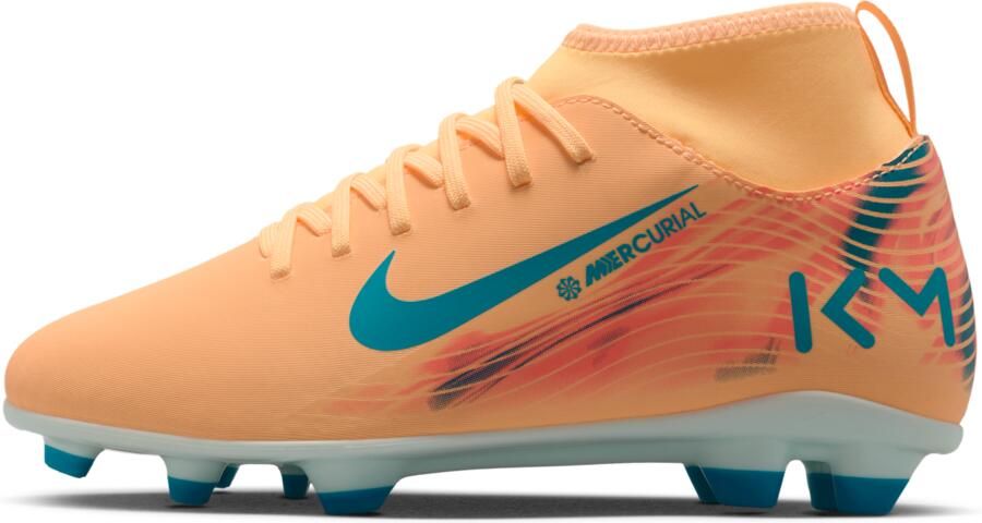 Nike Jr. Mercurial Superfly 10 Club 'Kylian Mbappé' high top voetbalschoenen voor kleuters kids (meerdere ondergronden) Oranje - Foto 4