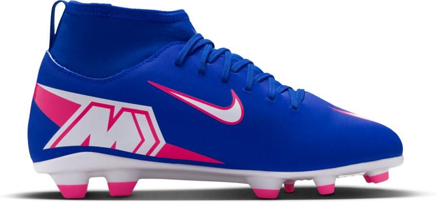 Nike Jr. Mercurial Superfly 10 Club high-top voetbalschoenen voor kleuters kids (meerdere ondergronden) Blauw - Foto 3