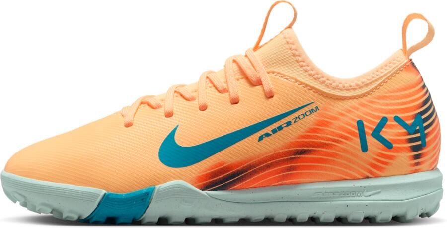 Nike Jr. Mercurial Vapor 16 Academy 'Kylian Mbappé' low-top voetbalschoenen voor kids (turf) Oranje - Foto 4