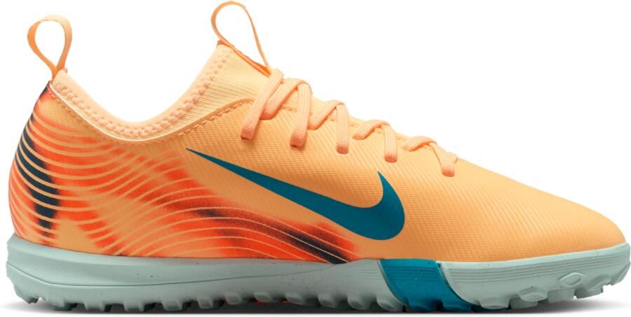 Nike Jr. Mercurial Vapor 16 Academy 'Kylian Mbappé' low-top voetbalschoenen voor kids (turf) Oranje - Foto 2