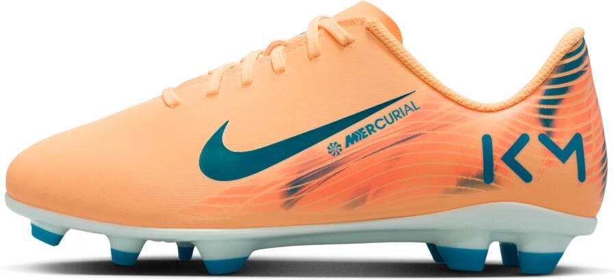 Nike Jr. Mercurial Vapor 16 Club 'Kylian Mbappé' low top voetbalschoenen voor kids (meerdere ondergronden) Oranje
