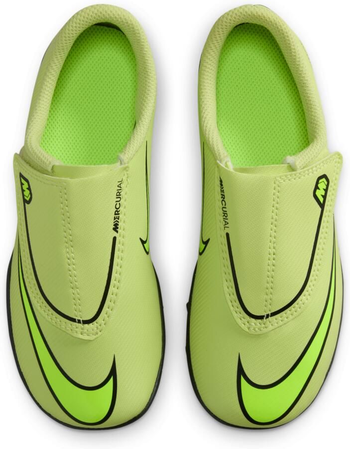 Nike Jr. Mercurial Vapor 16 Club low-top voetbalschoenen voor kleuters (turf) Groen - Foto 2