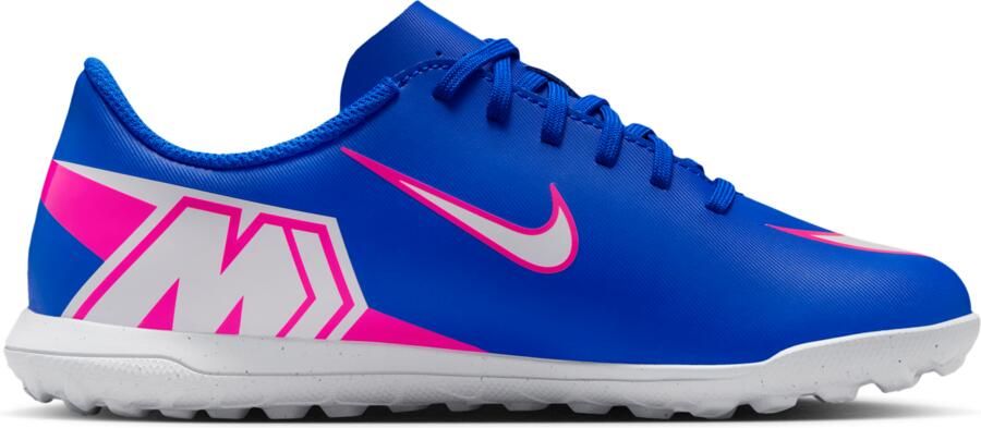 Nike Jr. Mercurial Vapor 16 Club low-top voetbalschoenen voor kleuters kids (turf) Blauw - Foto 3