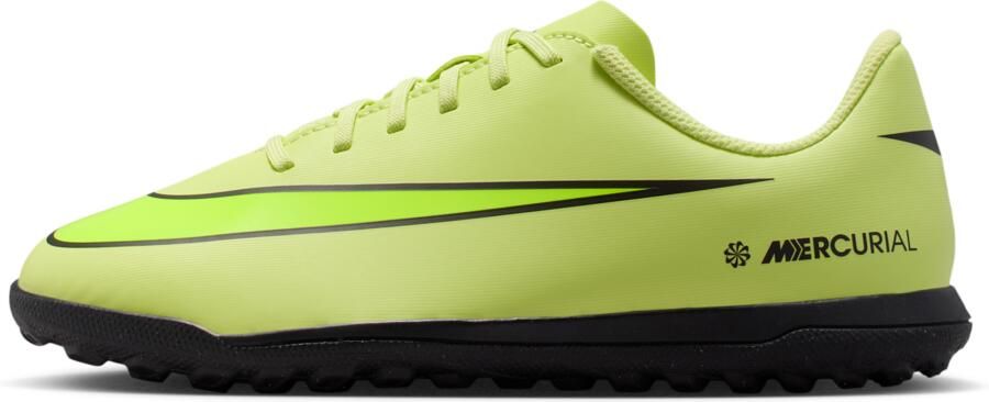 Nike Jr. Mercurial Vapor 16 Club low-top voetbalschoenen voor kleuters kids (turf) Groen - Foto 4