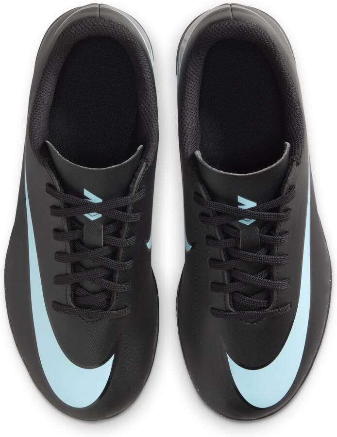 Nike Jr. Mercurial Vapor 16 Club low-top zaalvoetbalschoenen voor kleuters kids Zwart - Foto 2