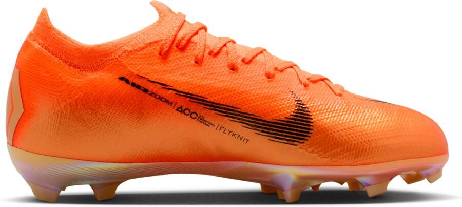 Nike Jr. Mercurial Vapor 16 Pro 'Déjà Vu' low-top voetbalschoenen voor kids (stevige ondergrond) Oranje - Foto 3