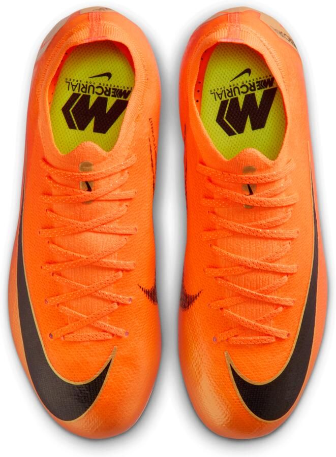 Nike Jr. Mercurial Vapor 16 Pro 'Déjà Vu' low-top voetbalschoenen voor kids (stevige ondergrond) Oranje - Foto 2