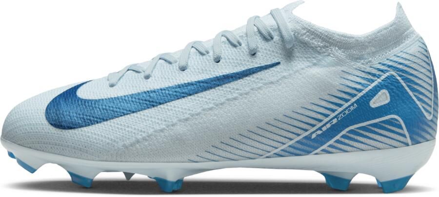 Nike Jr. Mercurial Vapor 16 Pro low-top voetbalschoenen voor kleuters kids (stevige ondergrond) Blauw