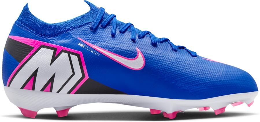 Nike Jr. Mercurial Vapor 16 Pro low-top voetbalschoenen voor kleuters kids (stevige ondergrond) Blauw - Foto 3