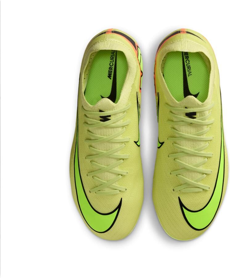 Nike Jr. Mercurial Vapor 16 Pro low-top voetbalschoenen voor kleuters kids (stevige ondergrond) Groen - Foto 2