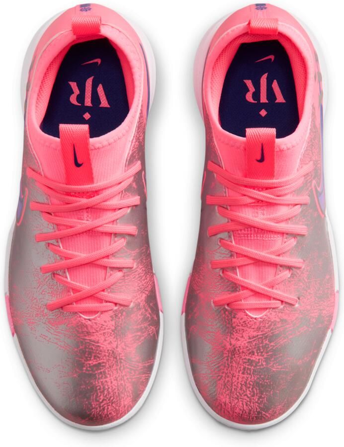 Nike Jr. Mercurial Vapor 16 Academy 'Vini Jr.' Low top zaalvoetbalschoenen voor kids Roze - Foto 2