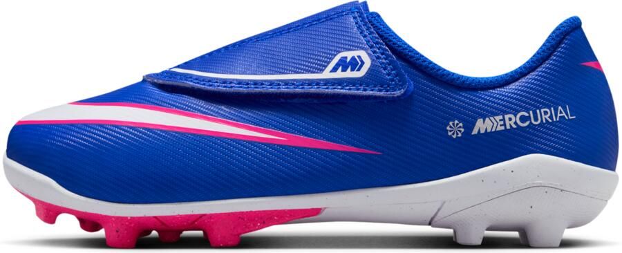 Nike Jr. Mercurial Vapor 16 Club low-top voetbalschoenen voor kleuters (meerdere ondergronden) Blauw