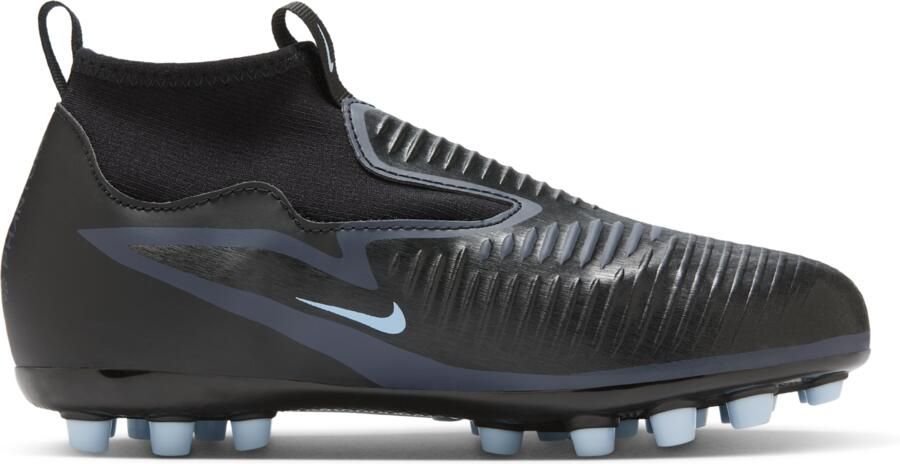 Nike Jr. Phantom 6 High Academy voetbalschoenen voor kids (kunstgras) Zwart - Foto 3