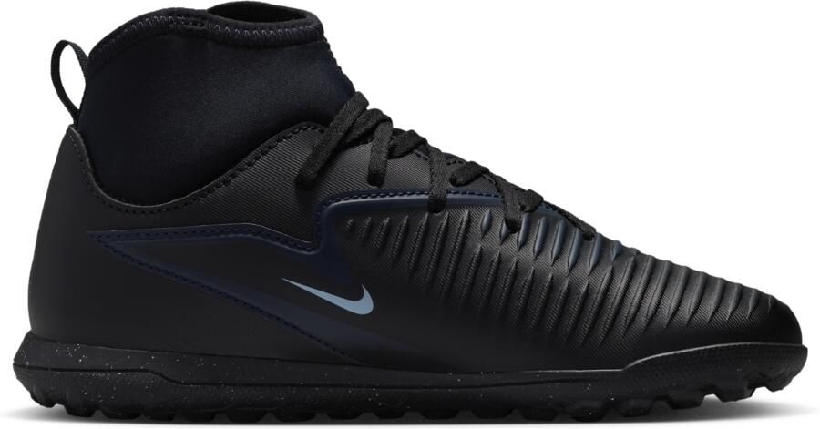 Nike Jr. Phantom 6 High Club voetbalschoenen voor kids (turf) Zwart - Foto 3