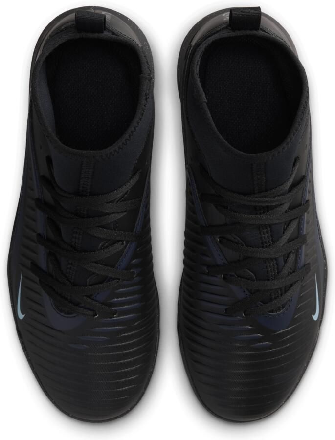 Nike Jr. Phantom 6 High Club voetbalschoenen voor kids (turf) Zwart - Foto 2