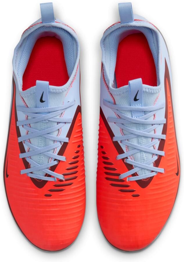 Nike Jr. Phantom 6 Low Academy voetbalschoenen voor kids (meerdere ondergronden) Blauw - Foto 2