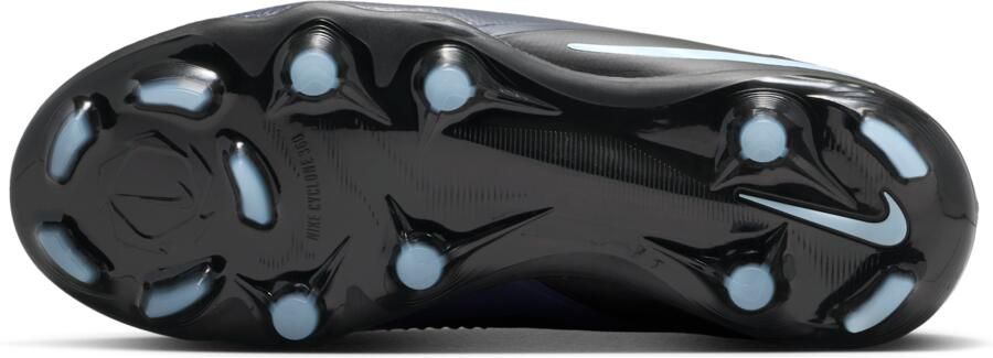 Nike Jr. Phantom 6 Low Pro voetbalschoenen voor kids (meerdere ondergronden) Zwart - Foto 4