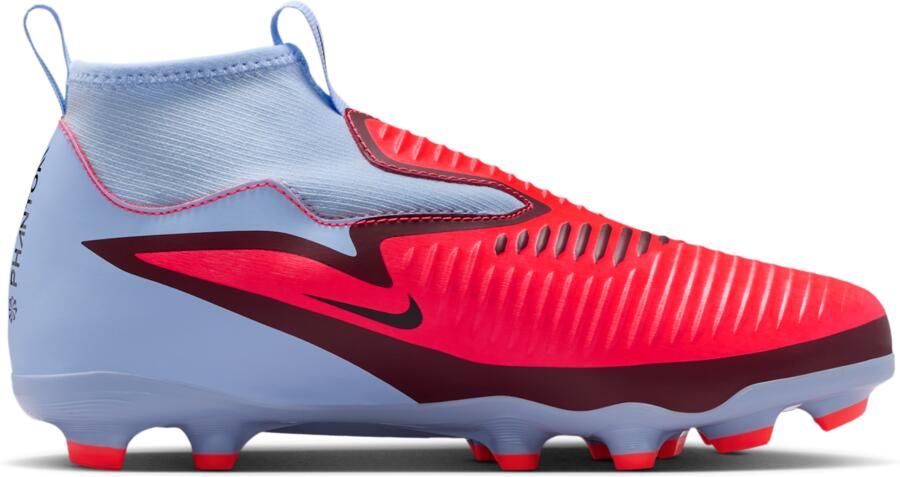 Nike Jr. Phantom 6 High Academy voetbalschoenen voor kids (meerdere ondergronden) Blauw - Foto 3