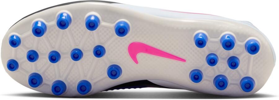 Nike Jr. Phantom 6 High Academy voetbalschoenen voor kids (meerdere ondergronden) Blauw - Foto 4