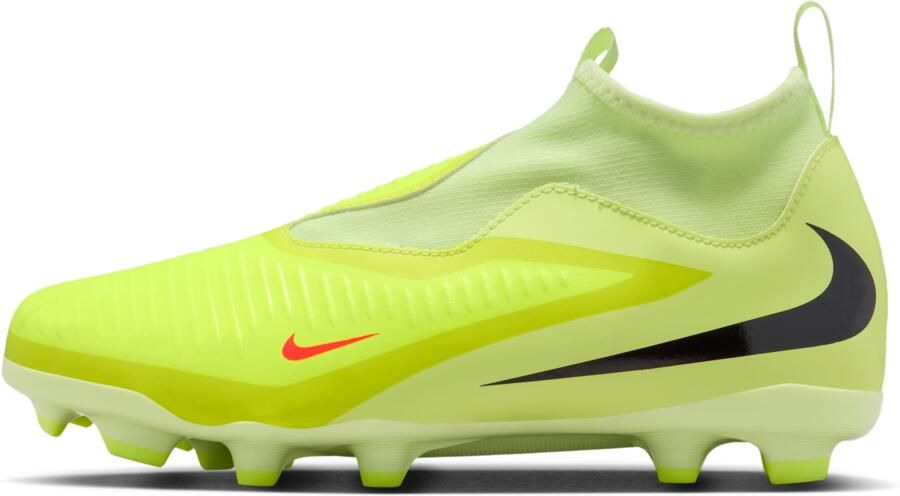 Nike Jr. Phantom 6 High Academy voetbalschoenen voor kids (meerdere ondergronden) Oranje