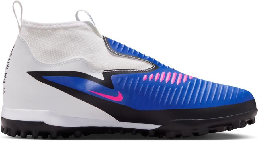 Nike Jr. Phantom 6 High Academy voetbalschoenen voor kids (turf) Blauw - Foto 3